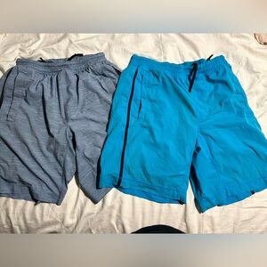TWO men’s lululemon shorts size medium!